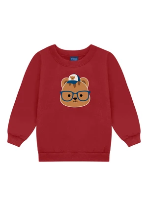 Ddk - Conjunto Infantil Blusão e Calça Bordô - DDK
