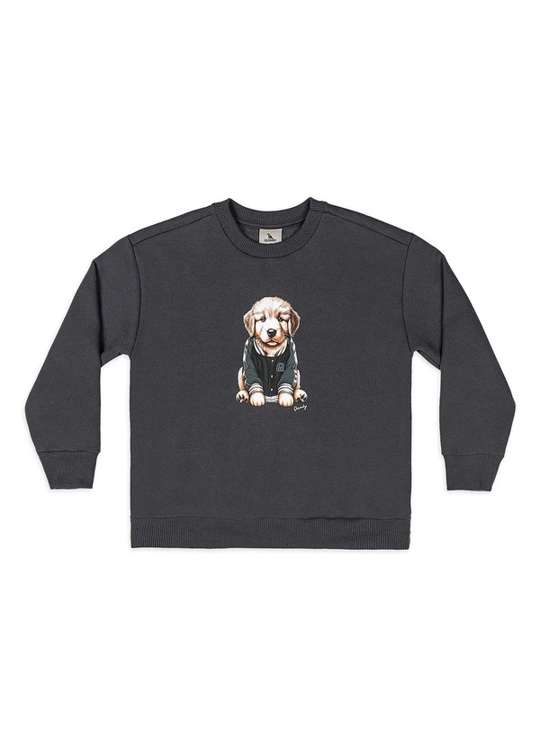 Quimby - Conjunto Infantil Blusão e Calça Cinza 3