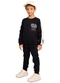 Marlan - Conjunto Infantil Blusão e Calça Moletom Preto - variação: Preto