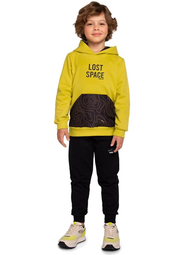 Marlan - Conjunto Infantil Blusão e Calça Moletom Verde