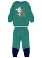 Ddk - Conjunto Infantil Blusão e Calça Moletom Azul - variação: Verde