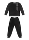 Guloseima - Conjunto Infantil Blusão e Calça Verde - variação: Preto