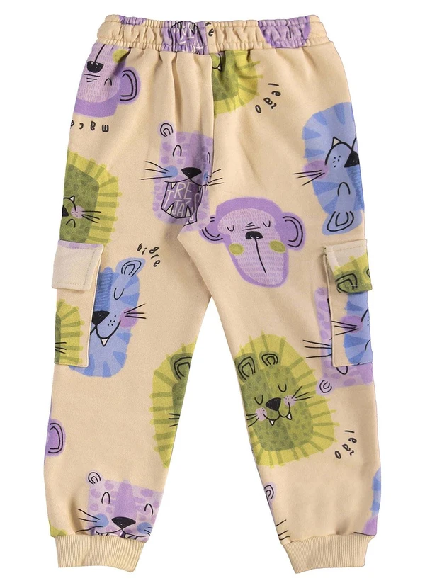 Três e Já - Conjunto Infantil Blusão e Calça Roxo 8