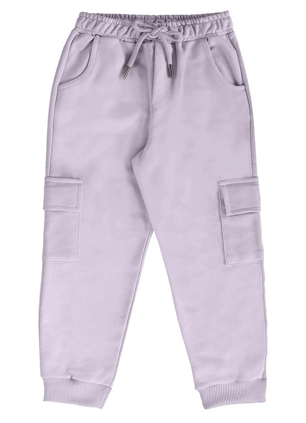 Três e Já - Conjunto Infantil Blusão e Calça Roxo 7