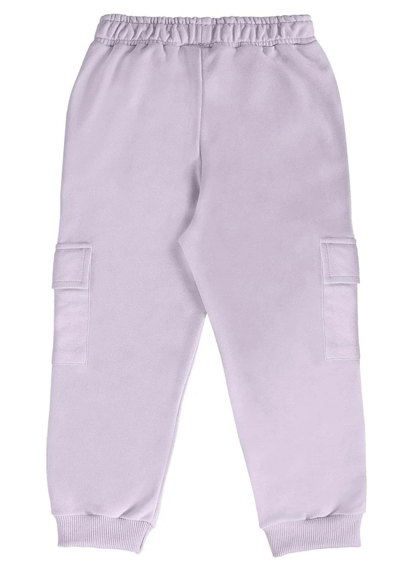 Três e Já - Conjunto Infantil Blusão e Calça Roxo 8