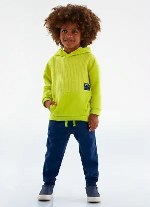 Up Baby - Conjunto Infantil Blusão e Calça Verde - UP BABY