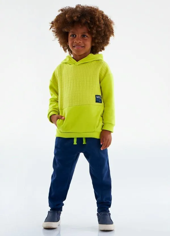 Up Baby - Conjunto Infantil Blusão e Calça Verde