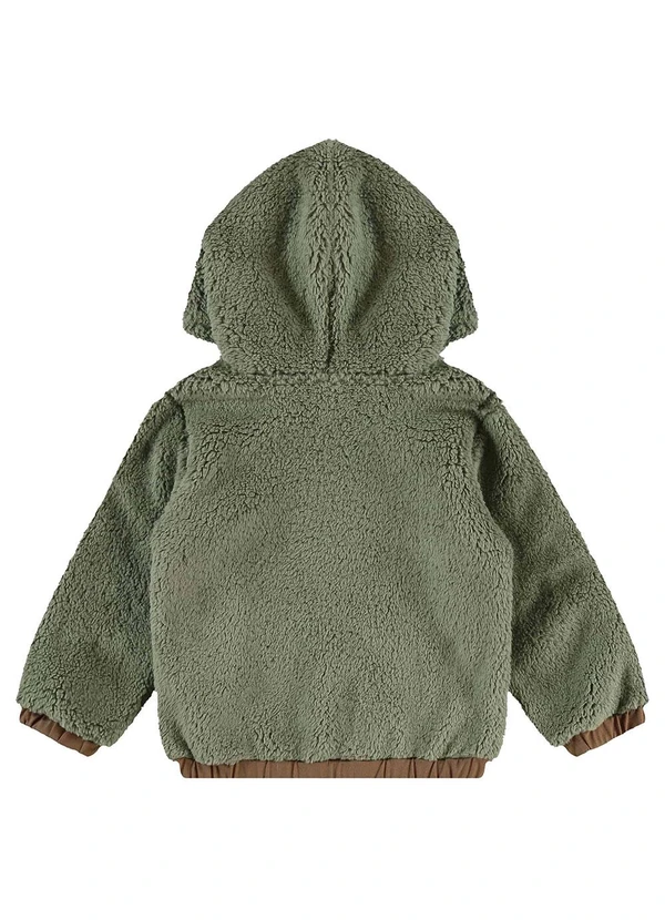 Três e Já - Conjunto Infantil Blusão e Calça Verde 6