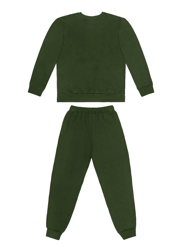 Guloseima - Conjunto Infantil Blusão e Calça Verde 2