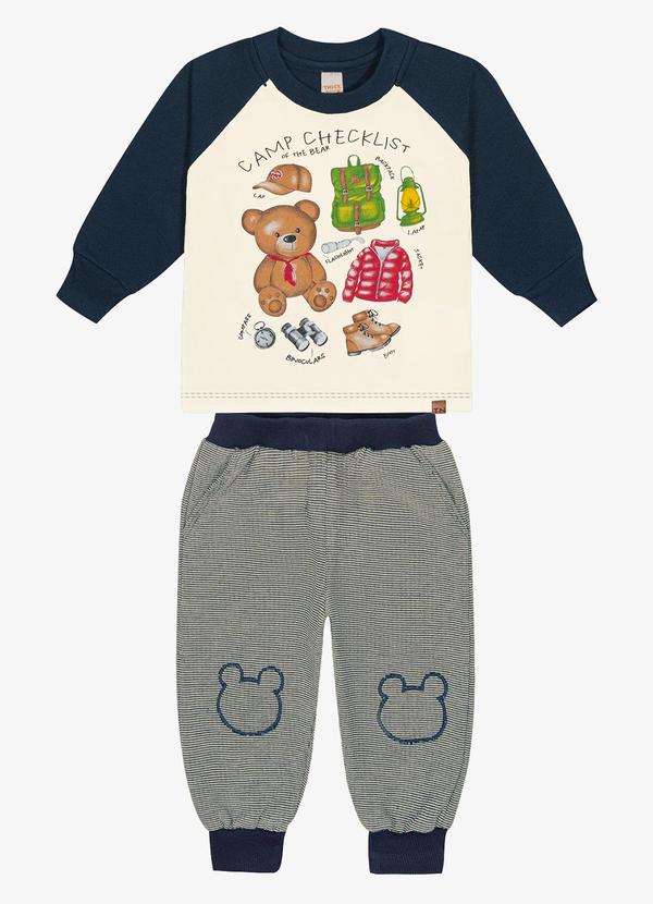 Trick Nick - Conjunto Infantil Camiseta com Calça Azul