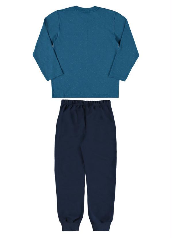 Quimby - Conjunto Infantil Camiseta e Calça Azul 3