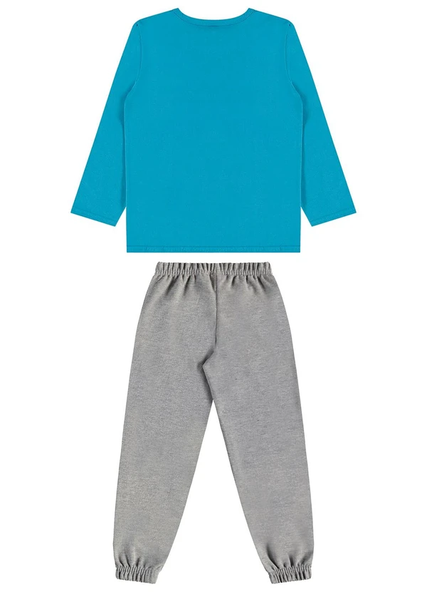 Guloseima - Conjunto Infantil Camiseta e Calça Azul 2