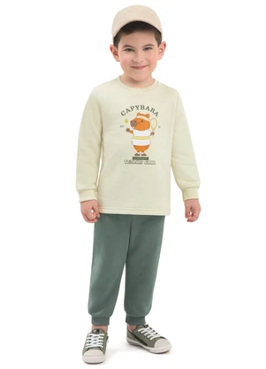 Ddk - Conjunto Infantil Capybara Branco - DDK