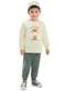 Ddk - Conjunto Infantil Jaqueta e Calça Amarelo - variação: Branco