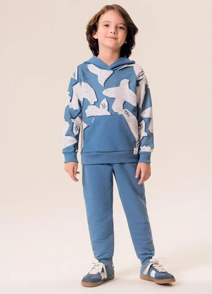 Bugbee - Conjunto Infantil Casaco Calça Branco - BUGBEE