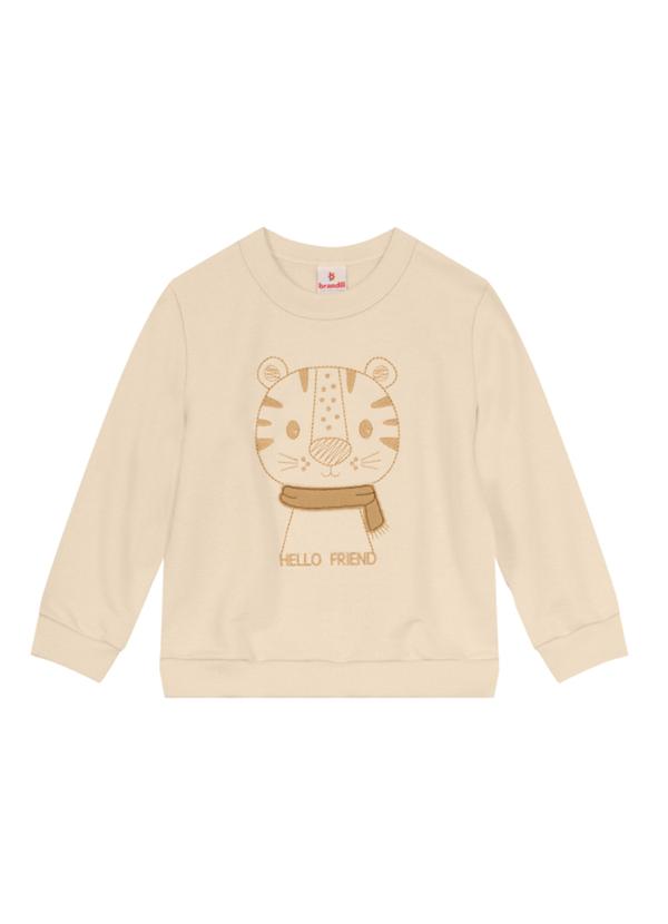 Brandili - Conjunto Infantil com Bordado de Tigre Bege 3