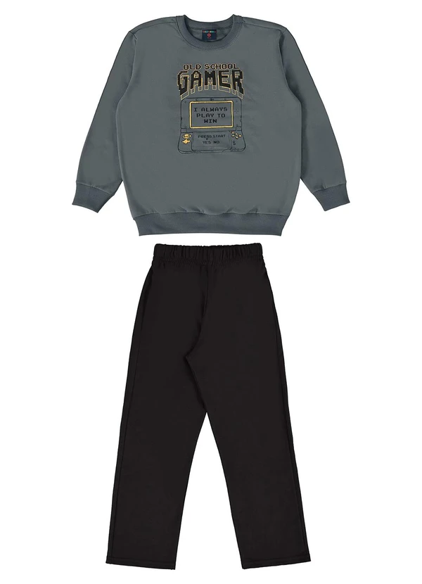 Guloseima - Conjunto Infantil com Cinza