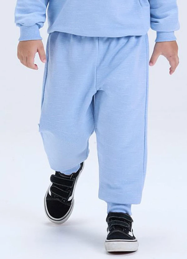 Vida Costeira - Conjunto Infantil de Inverno Moletom Jet Azul 3