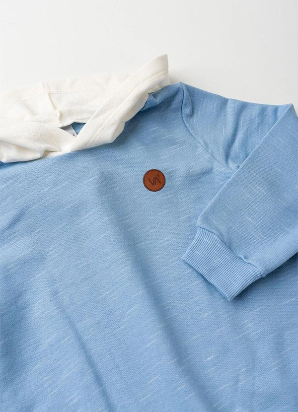 Vida Costeira - Conjunto Infantil de Inverno Moletom Jet Azul 5