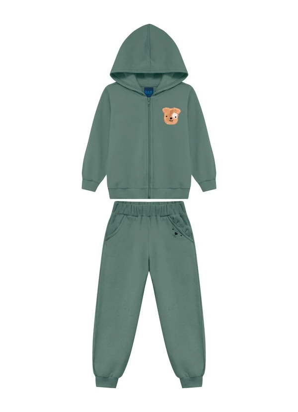 Ddk - Conjunto Infantil de Inverno Verde