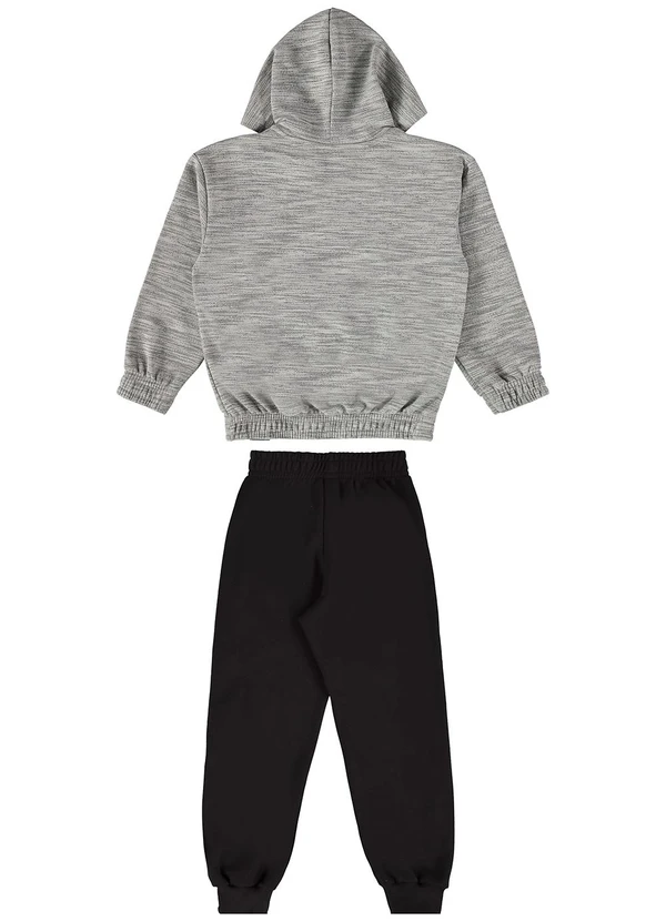 Guloseima - Conjunto Infantil de Moletom Cinza 2