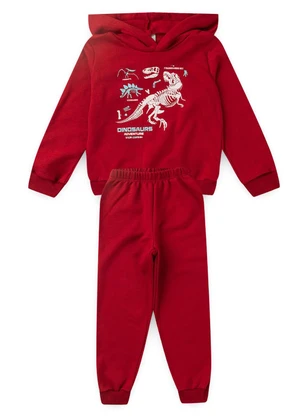 Vida Costeira - Conjunto Infantil de Moletom Dinossauro Bordo - VIDA COSTEIRA