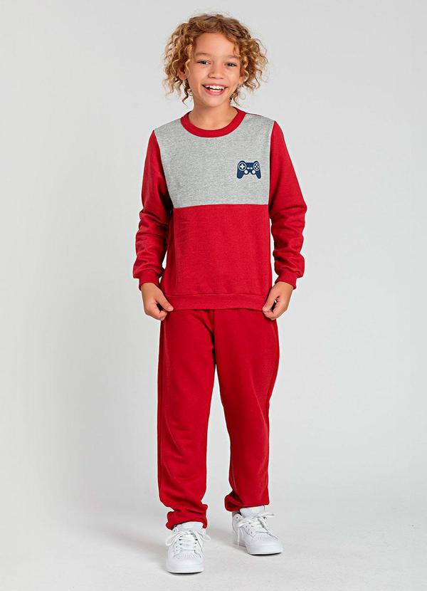 Vida Costeira - Conjunto Infantil de Moletom Play Bordo