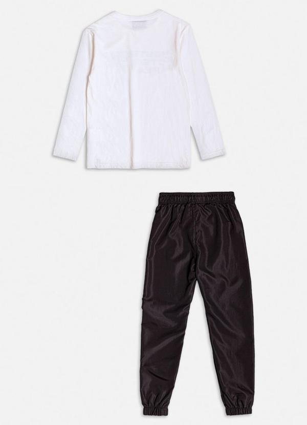 Youccie - Conjunto Infantil Dino 3d de Moletom Off White 2