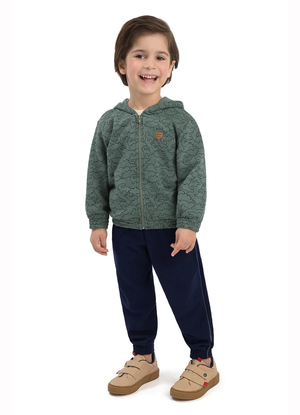 Ddk - Conjunto Infantil Dino Azul