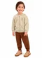 Ddk - Conjunto Infantil Jaqueta e Calça Amarelo - variação: Marrom