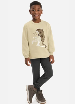 Ddk - Conjunto Infantil Dino T Rex Bege - DDK