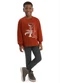 Ddk - Conjunto Infantil Estampa Skate Marrom - variação: Vermelho