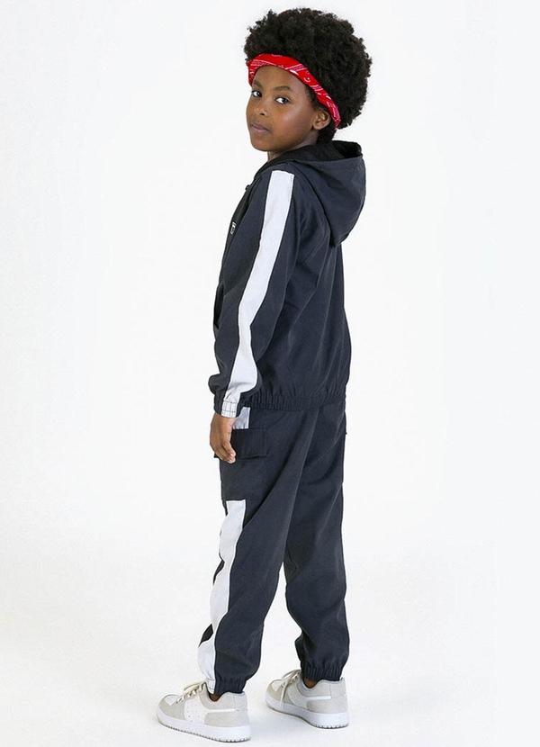 Soft Bonni - Conjunto Infantil em Microfibra Cargo Preto 2