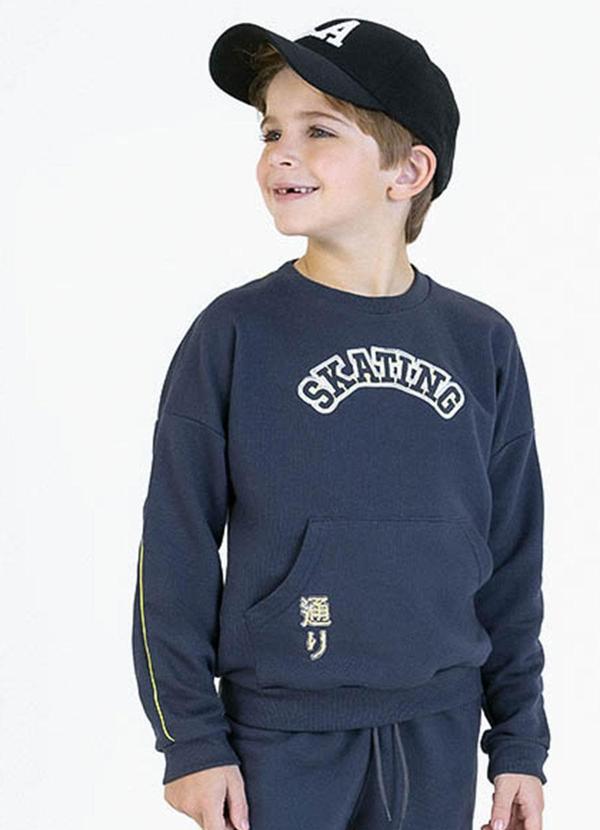 Soft Bonni - Conjunto Infantil em Moletinho Cinza