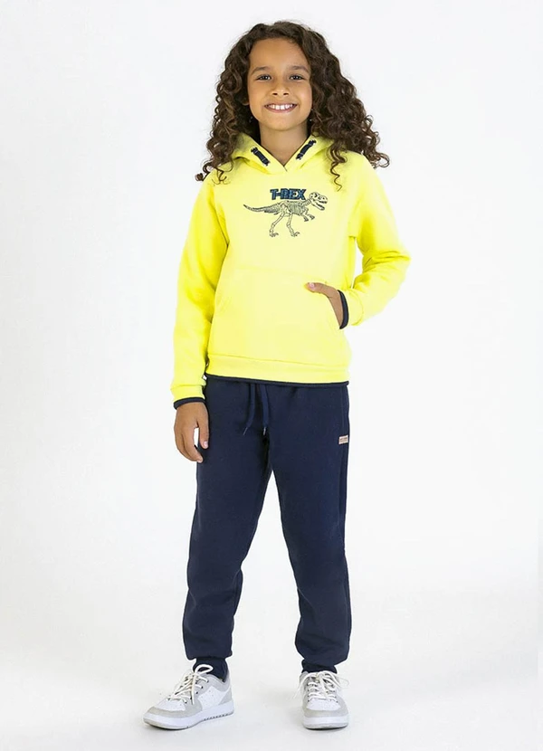 Soft Bonni - Conjunto Infantil em Moletom Amarelo 2