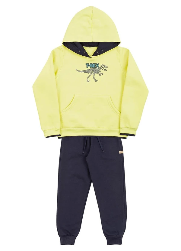 Soft Bonni - Conjunto Infantil em Moletom Amarelo 3