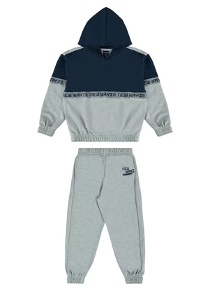 Guloseima - Conjunto Infantil em Moletom Azul - GULOSEIMA