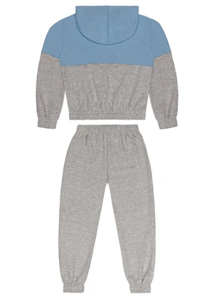 Guloseima - Conjunto Infantil em Moletom Azul - GULOSEIMA