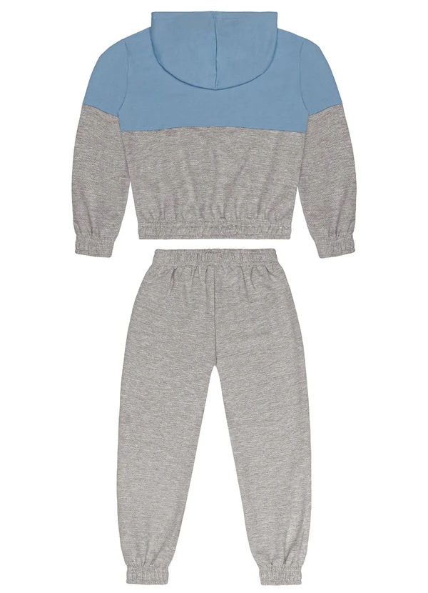 Guloseima - Conjunto Infantil em Moletom Azul 2