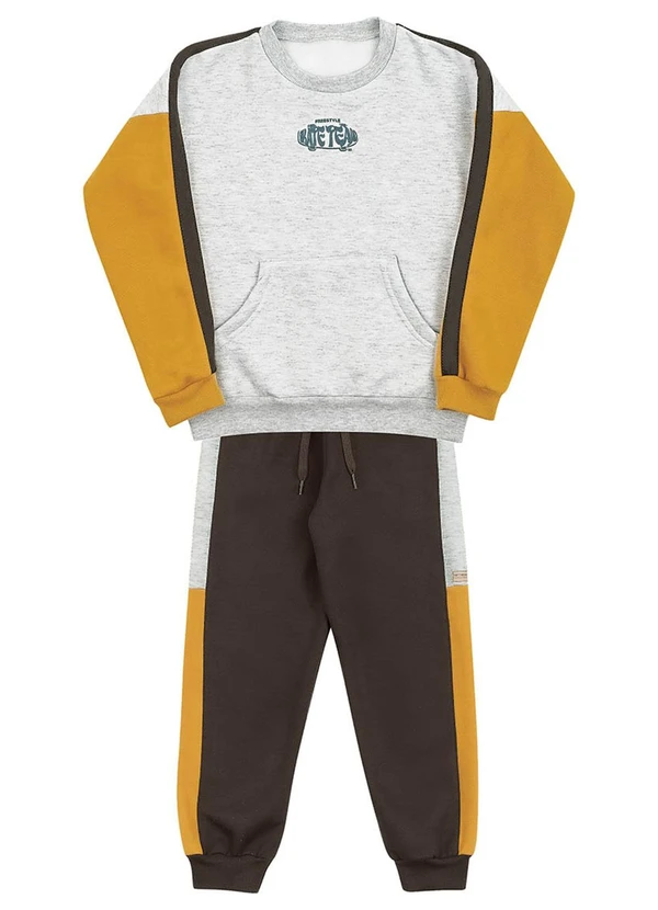 Soft Bonni - Conjunto Infantil em Moletom Branco 2