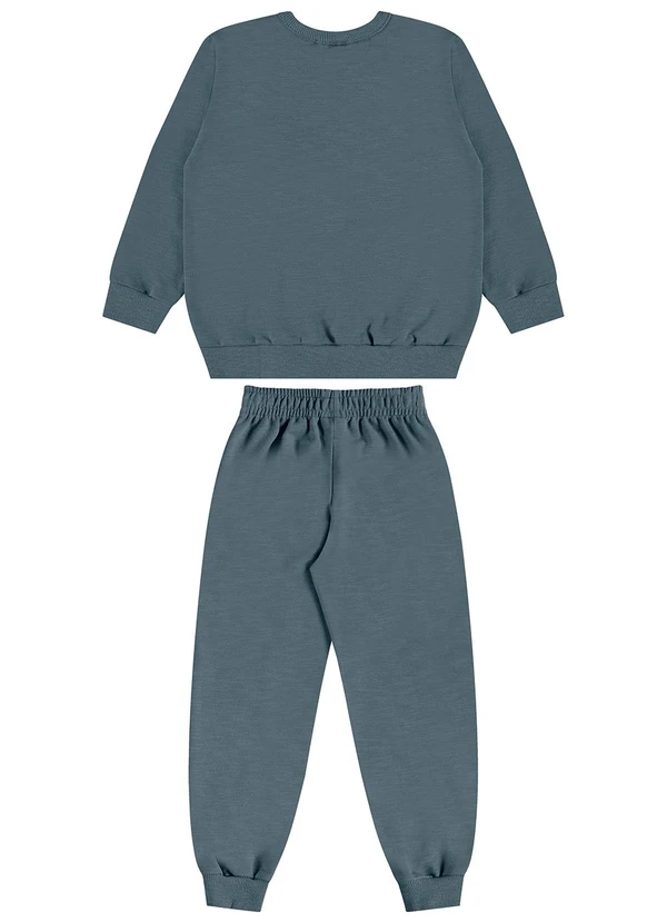 Guloseima - Conjunto Infantil em Moletom Cinza 2