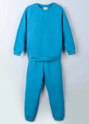 Bugbee - Conjunto Infantil em Moletom Cinza - BUGBEE