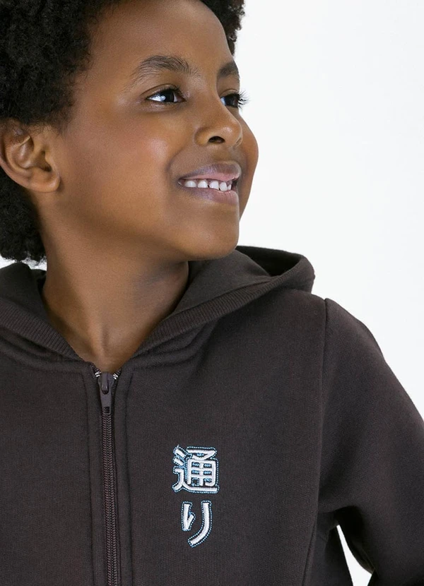 Soft Bonni - Conjunto Infantil em Moletom Marrom 2