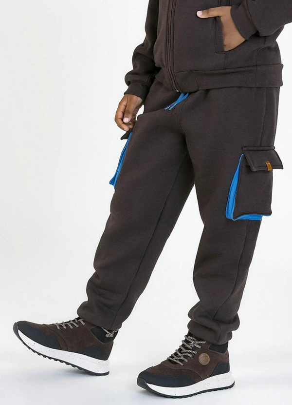 Soft Bonni - Conjunto Infantil em Moletom Marrom 3