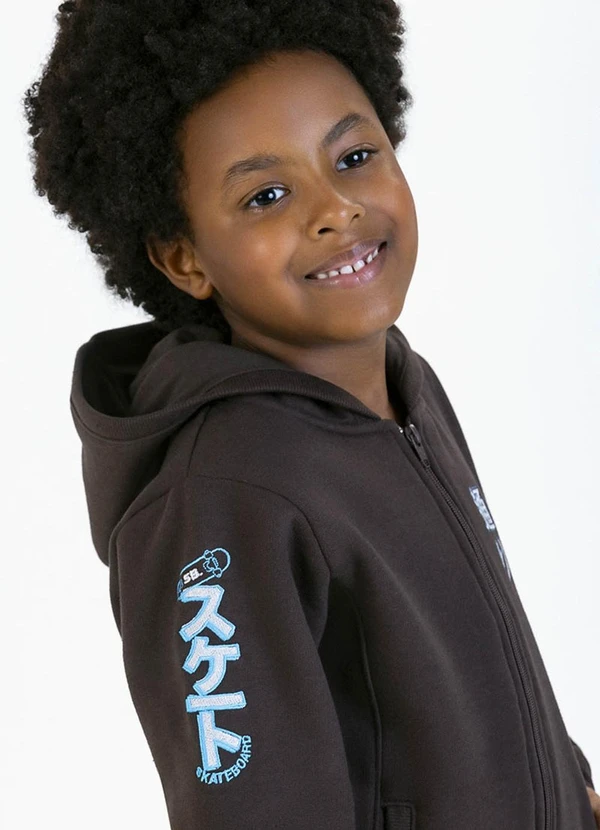 Soft Bonni - Conjunto Infantil em Moletom Marrom 4