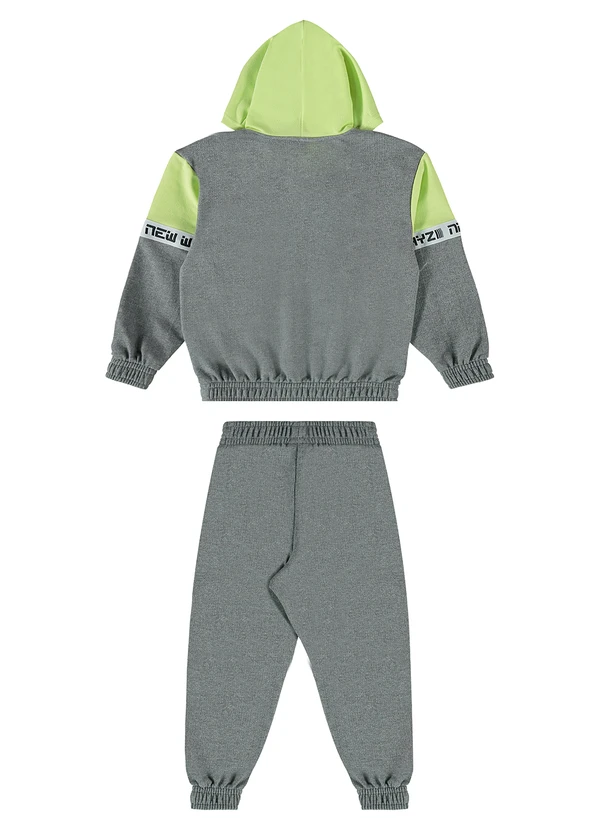 Guloseima - Conjunto Infantil em Moletom Verde 2