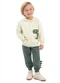 Ddk - Conjunto Infantil Jaqueta e Calça Amarelo - variação: Bege