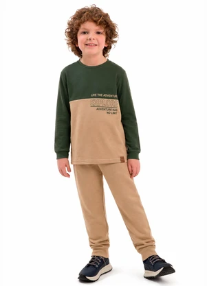 Ddk - Conjunto Infantil Estampa Explore Verde - DDK