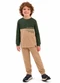 Ddk - Conjunto Infantil Estampa Skate Marrom - variação: Verde
