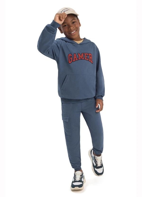 Ddk - Conjunto Infantil Gamer Azul